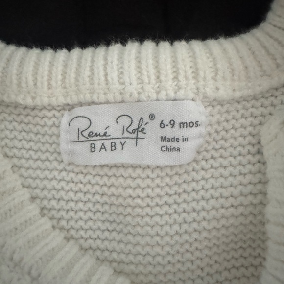 Rene Rofe Cream and Gray Elephant Kids Matching Set - Picture 4 of 5